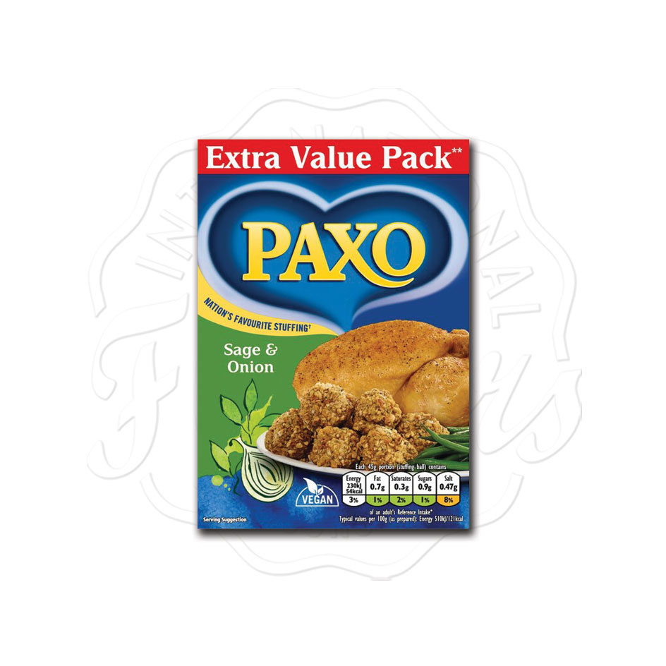 Paxo Sage & Onion Stuffing 340g