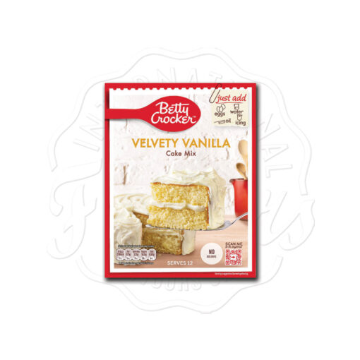 Betty Crocker Velvety Vanilla Cake Mix 425g