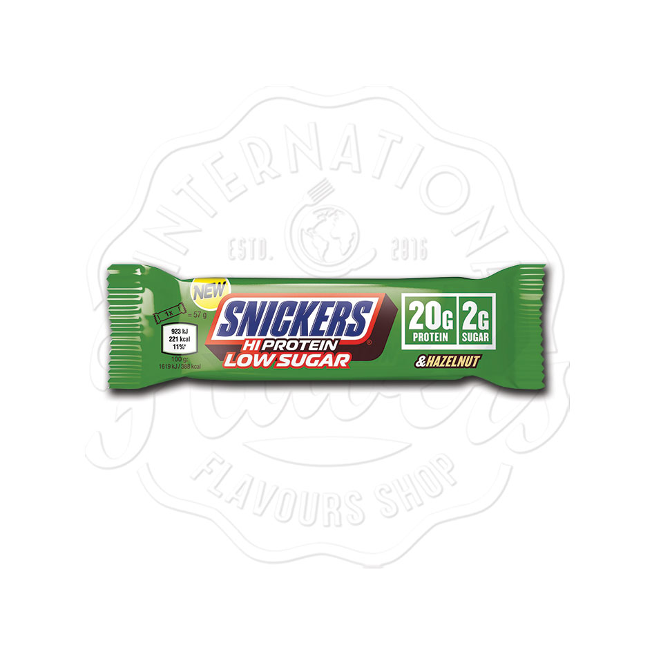 Snickers HI Protein Low Sugar Hazelnut Bar 57g