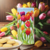 Tulip All Butter Scothish Shortbread Cylinder Tin 160g