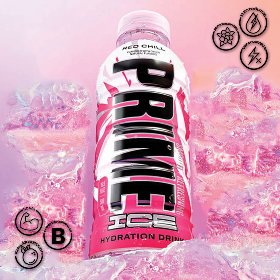 Prime Hydration Drink Ice Red Chill 500ml