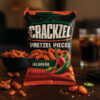 Crackzel Pretzel Pieces Jalapeno 85g