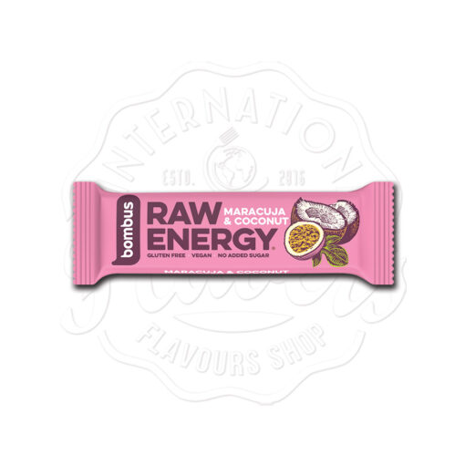Bombus Raw Energy Maracuja & Coconut Bar 50g