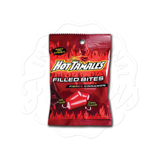 Hot Tamales Filled Licorice Ropes 85g