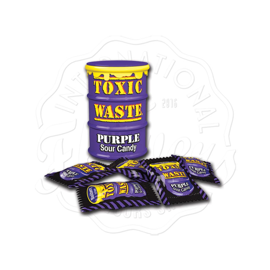 Toxic Waste Purple Sour Candy Drum 42g