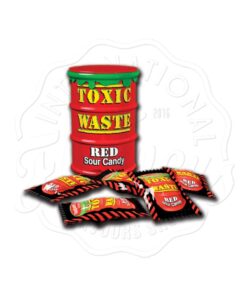 Toxic Waste Red Sour Candy Drum 42g