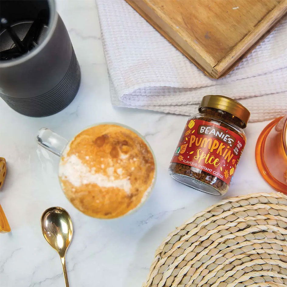 Beanies Pumpkin Spice Flavour Instant Coffee 50g