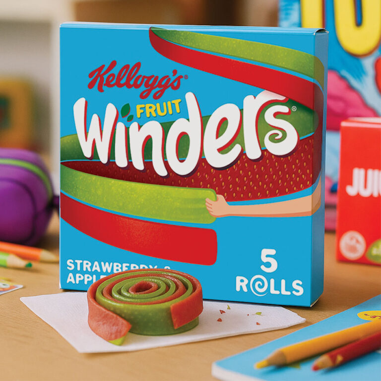 Fruit Winders Raspberry Kellogg's Fruit Winders Apple & Strawberry 5 Rolls 85g - Flavers ...