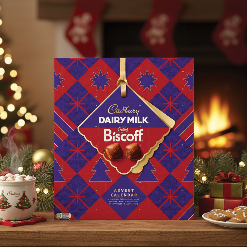 Cadbury Dairy Milk Lotus Biscoff Advent Calendar 236g