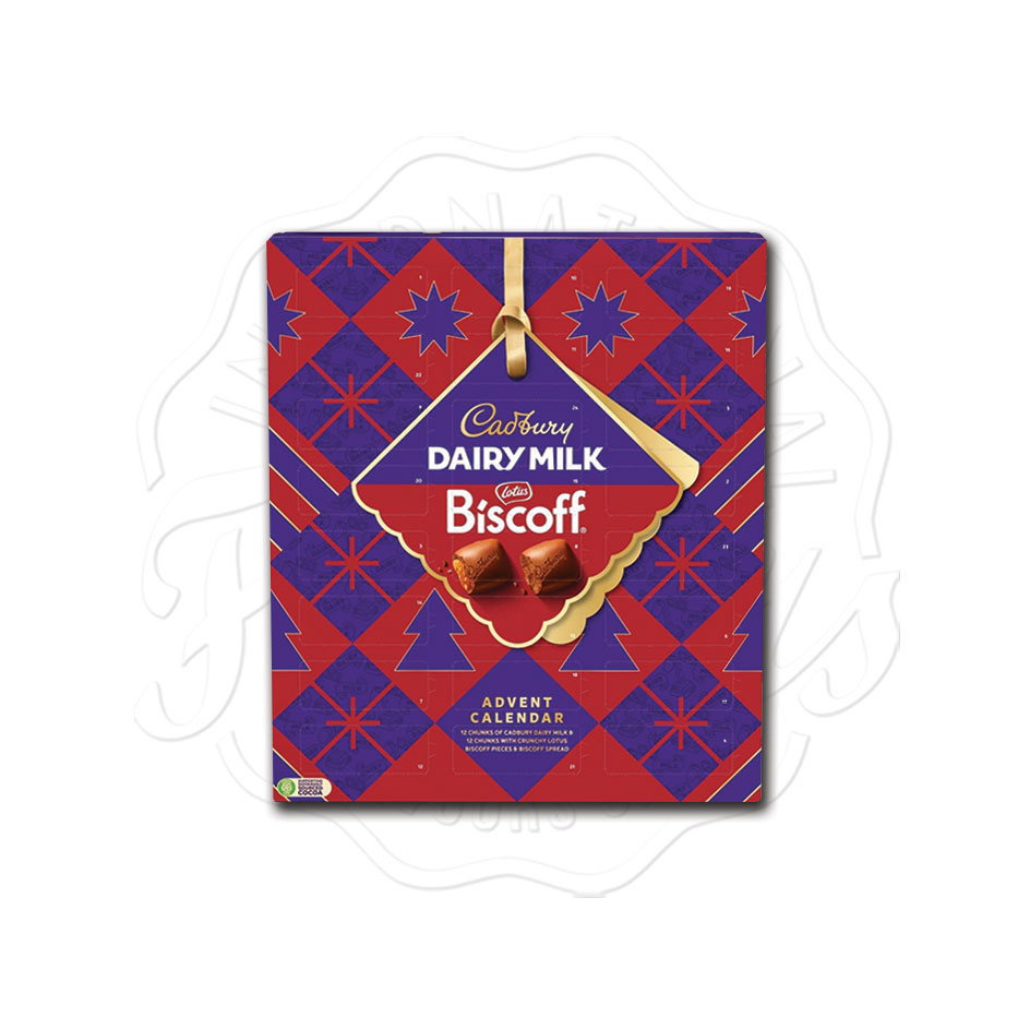 Cadbury Dairy Milk Lotus Biscoff Advent Calendar 236g
