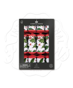 Celebration Crackers Holly Berry 12 Family Christmas Crackers