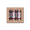 Celebration Crackers Red Poinsettia 6 Luxury Christmas Crackers
