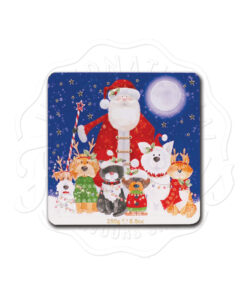 Farmhouse Biscuits Santa, Cat and Dog Tin 250g