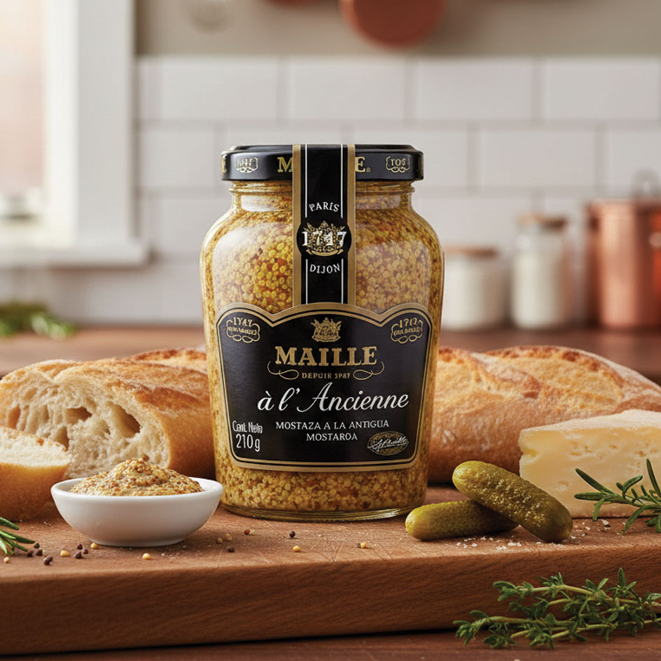Maille Wholegrain Mustard 210g