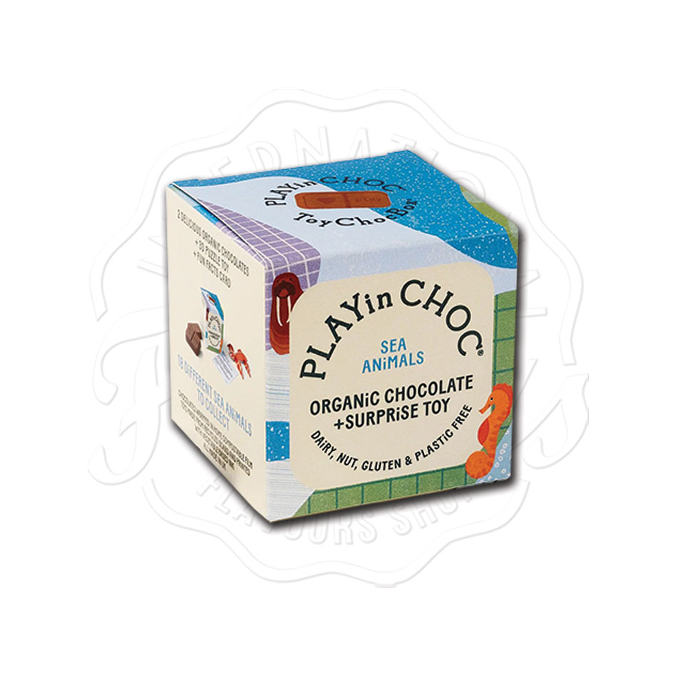 Playin Choc Sea Animals Organic Chocolate + Surprise Toy 20g