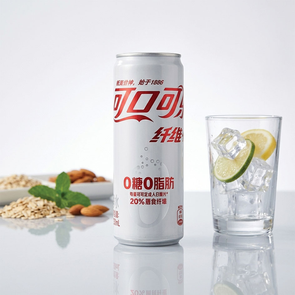 Coca Cola Plus Fiber Zero Sugar 330ml