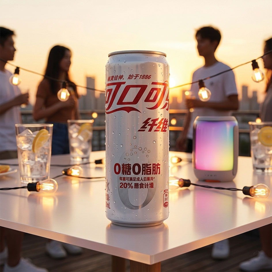 Coca Cola Plus Fiber Zero Sugar 330ml
