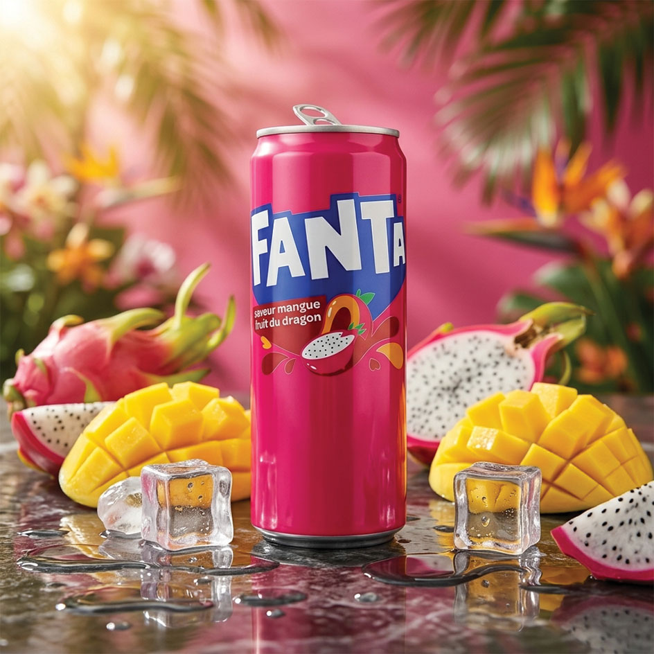 Fanta Mango & Dragonfruit 330ml