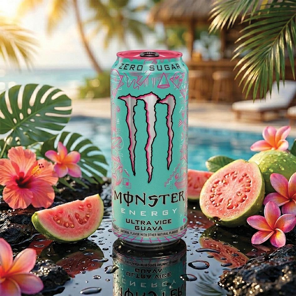 Monster Energy Ultra Vice Guava Zero Sugar 473ml