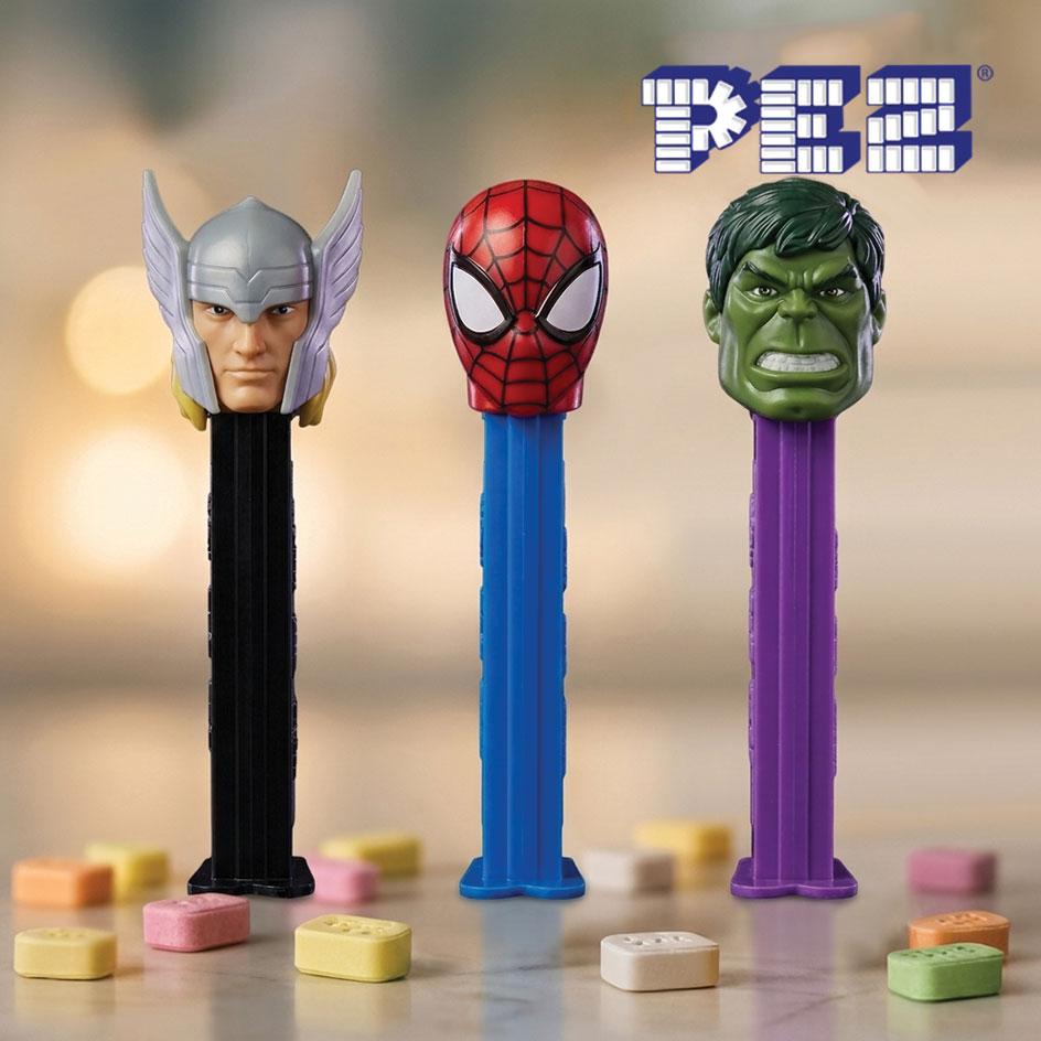 Pez Marvel Candy Dispenser 16.4g