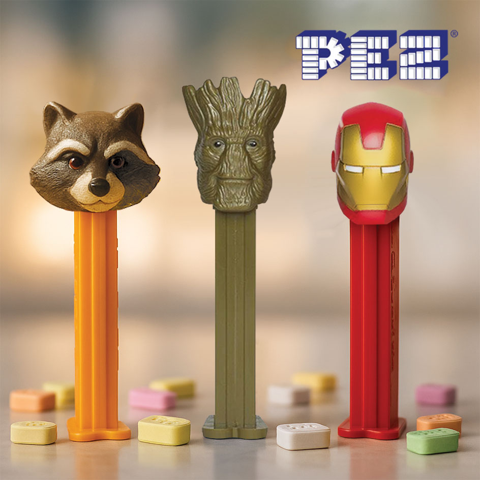 Pez Marvel Candy Dispenser 16.4g