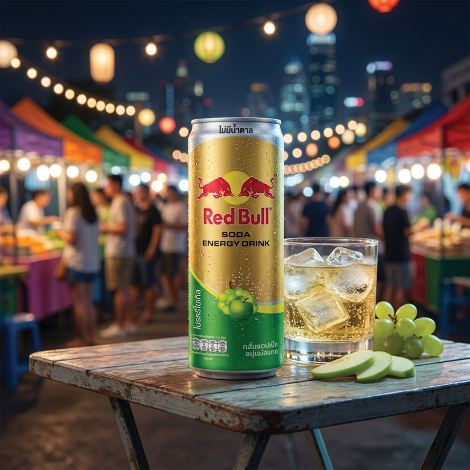 Red Bull Zero Sugar Apple & Muscat Grape Flavour 250ml