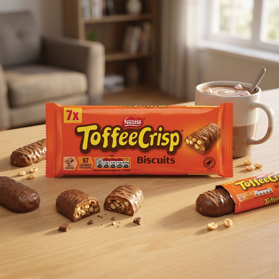 Nestlé Toffee Crisp 7 Biscuits 130.9g