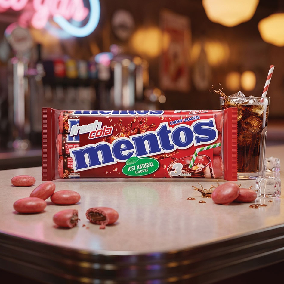 Mentos Fresh Cola 3 Pack 112.5g