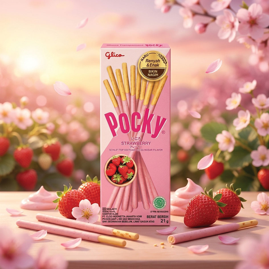 Pocky Strawberry 21g